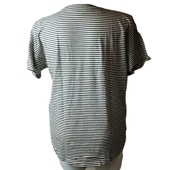 [Madewell] XXL Simone Striped Short Sleeved Shirt - Picture 3 of 5